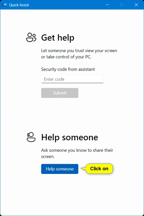 Cómo obtener y brindar soporte remoto mediante la aplicación Asistencia rápida en Windows 11