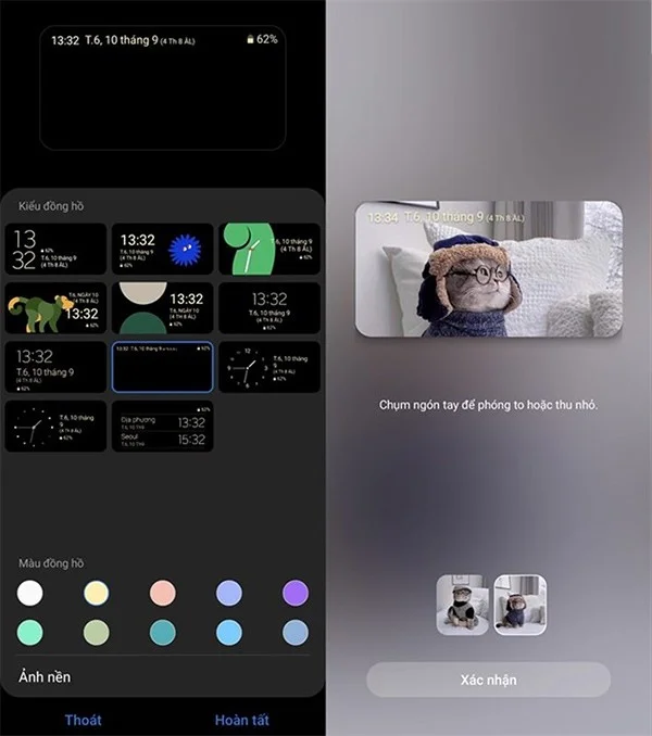 Cómo ajustar la pantalla exterior del Galaxy Z Flip3