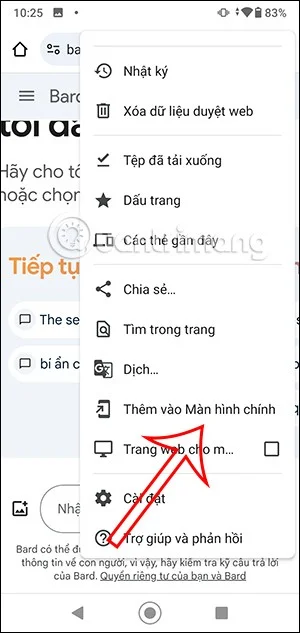 Android 화면에 Google Bard AI를 추가하는 방법