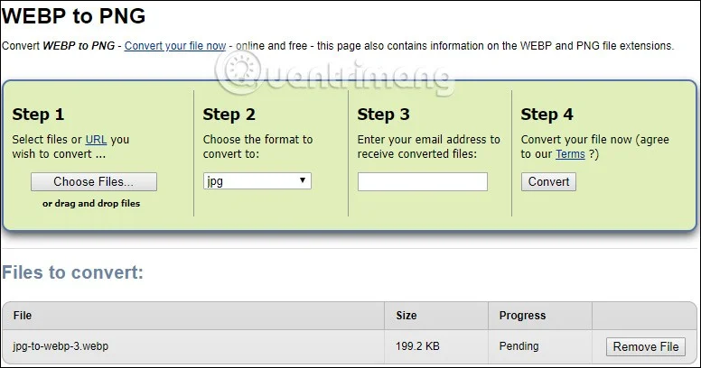 Cómo convertir imágenes WebP a PNG, JPG en Chrome, Coc Coc