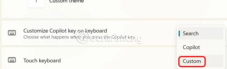 How to open an application using the Copilot key on Windows 11