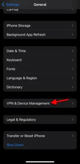 Instruções para confirmar a confiança em aplicativos no iPhone