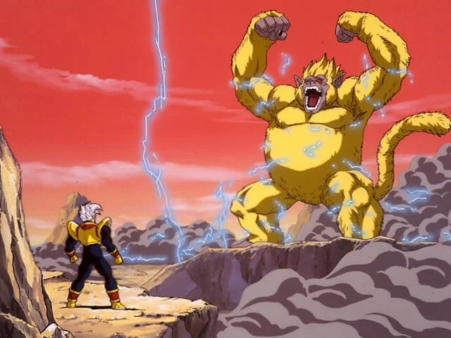 Goku en 10 Saiyan-transformatiestaten in Dragon Ball