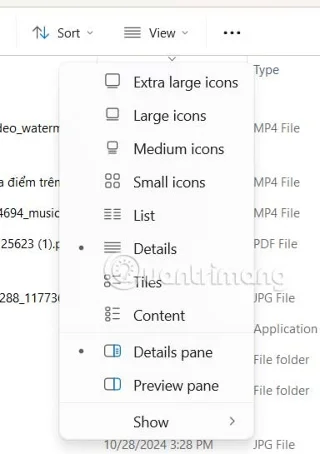 How to turn off file groups in Downloads Windows 11