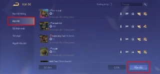 Jak blokować znajomych w Lien Quan Mobile