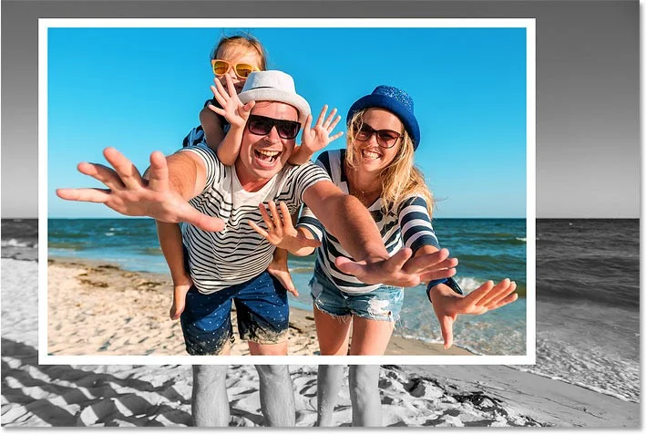 Cómo crear el efecto de imagen en imagen en Photoshop