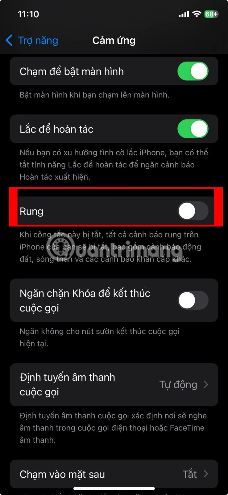 Cómo desactivar la vibración en el iPhone