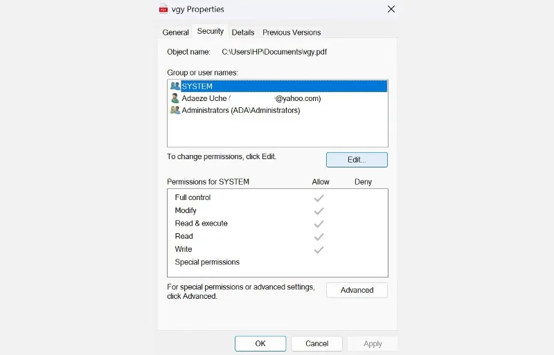 Instrucciones para corregir el error de acceso denegado al acceder a archivos o carpetas en Windows