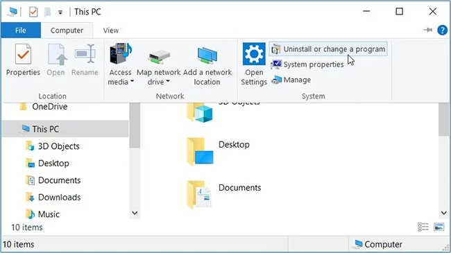 8 manieren om het hulpprogramma Programma's en onderdelen in Windows te openen
