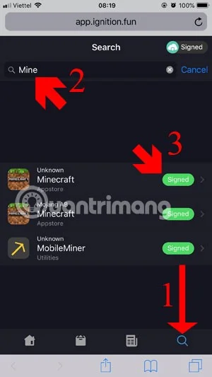 Minecraftı iPhonea ücretsiz indirme talimatları