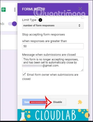 How to Limit Responses in Google Forms