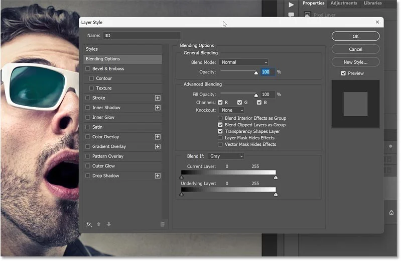 Hoe je een vintage 3D-filmeffect creëert in Photoshop
