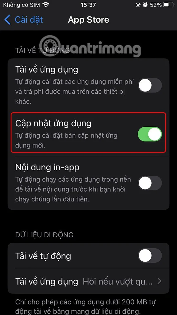 Instruções para desativar a atualização automática do TikTok