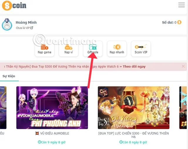 Code Giang Ho Ngu Tuyet and how to enter code