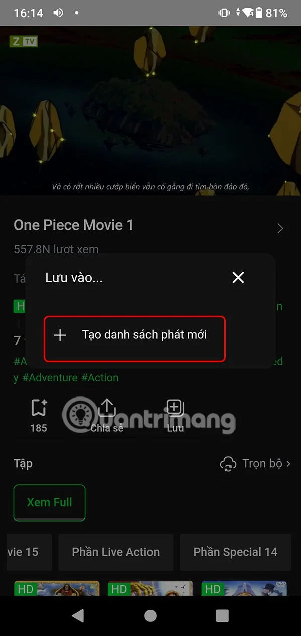 AnimeVsub'da anime video oynatma listeleri oluşturma talimatları