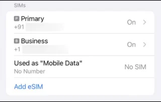 IPhoneda eSIMi silme talimatları çok basittir