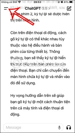 ChatGPT'de geri bildirim okuma talimatları