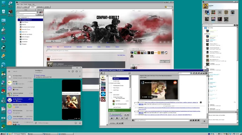 Cómo luciría una interfaz clásica de Windows 11 al estilo de los 90