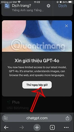Como ativar o ChatGPT-4o no telefone ou computador