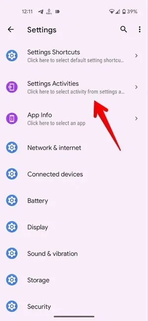 Android 홈 화면에 설정 앱 바로가기를 추가하는 방법