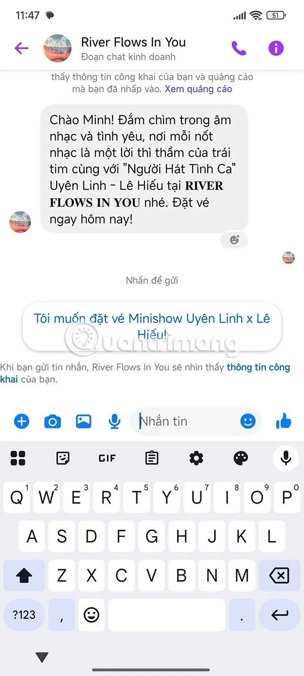 Cómo bloquear mensajes publicitarios en Messenger