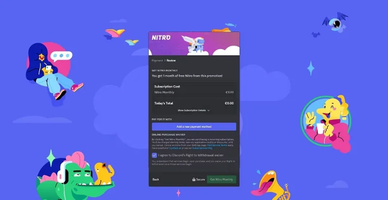Cómo conseguir un mes de Discord Nitro gratis con Opera GX