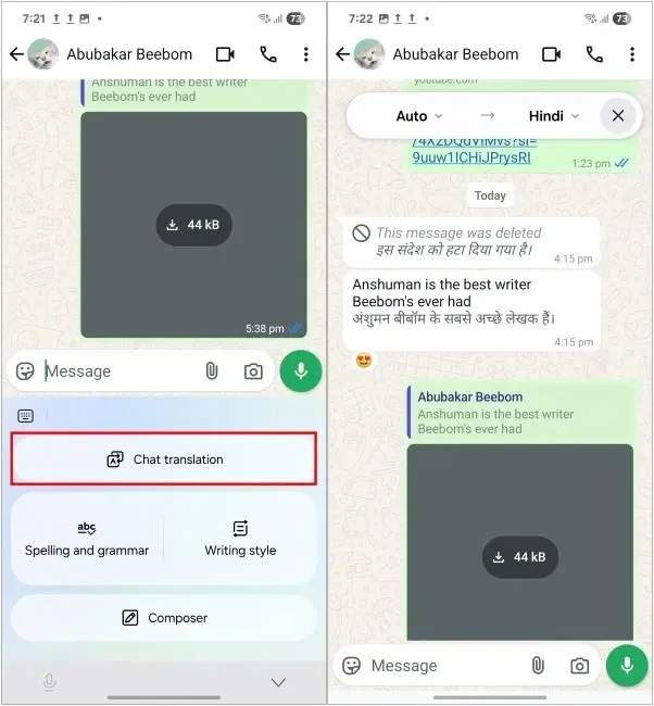 Cómo usar el Asistente de escritura con IA en Samsung