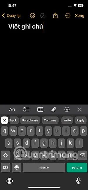 Cómo usar la herramienta de escritura con IA sin iPhone 15