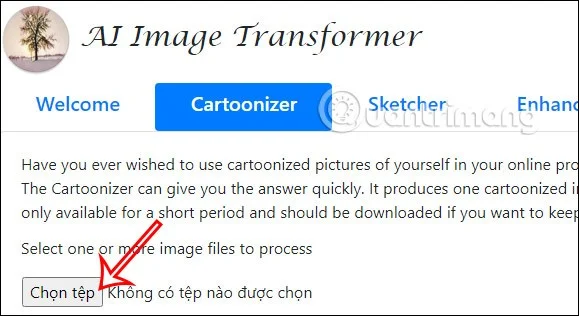 Cómo usar AI Image Transformer para dibujar arte simple