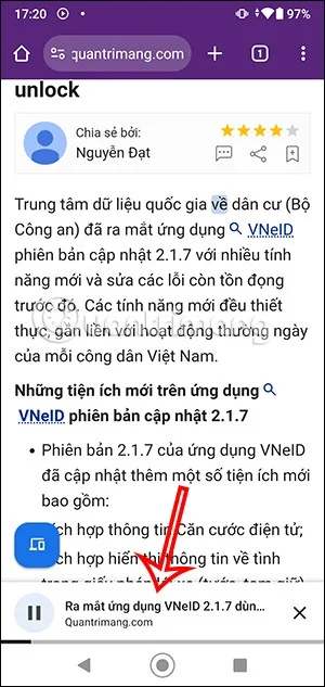 Chrome Android에서 웹 페이지를 소리내어 읽는 방법