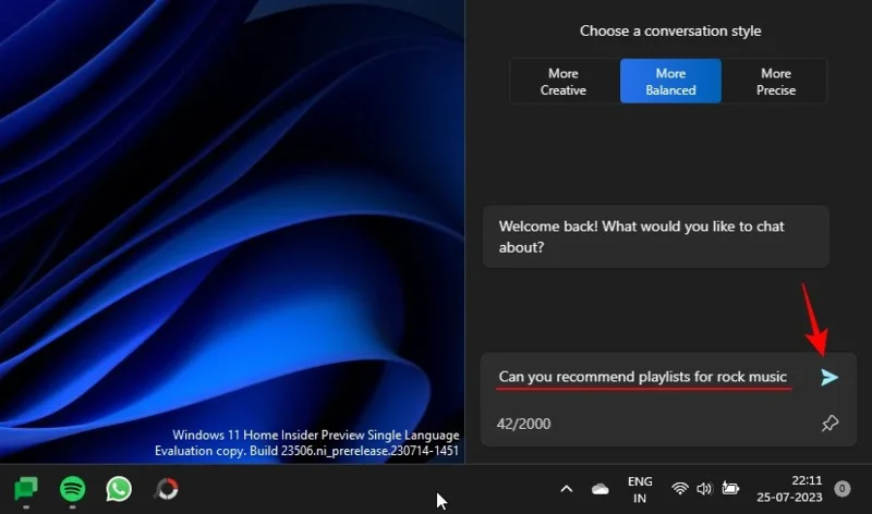 Hoe je Spotify-afspeellijsten op Copilot kunt zoeken
