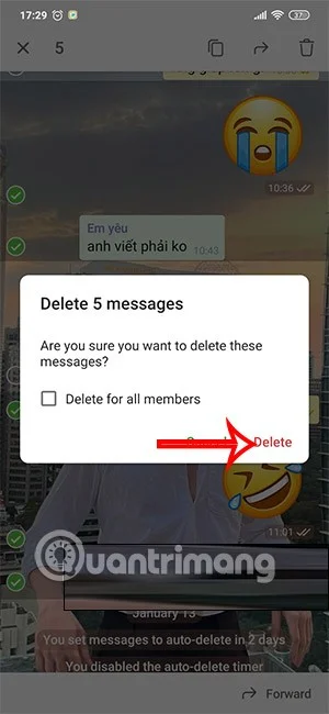 Hoe Telegram-berichten te verwijderen, Telegram-berichtengeschiedenis