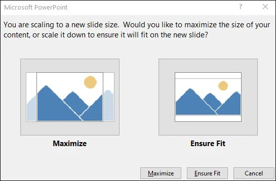 PowerPoint slayt boyutu ve oranı nasıl ayarlanır