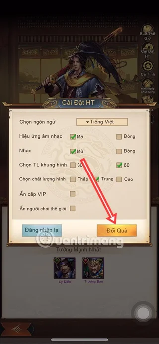 Laatste Tam Quoc Chi Than Ma-code en hoe u de code invoert