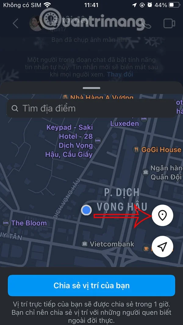 Cómo enviar ubicación en vivo en Instagram