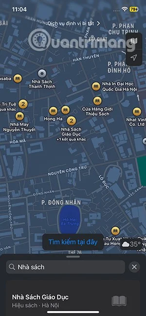 Hoe u de tool 'Zoek hier' op Apple Maps gebruikt