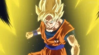 Goku en 10 Saiyan-transformatiestaten in Dragon Ball