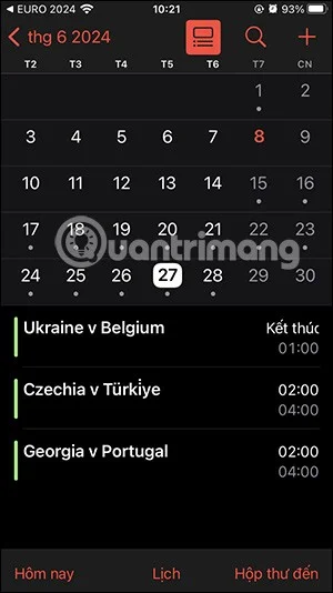 Instrucciones para añadir el calendario de la Eurocopa 2024 al iPhone