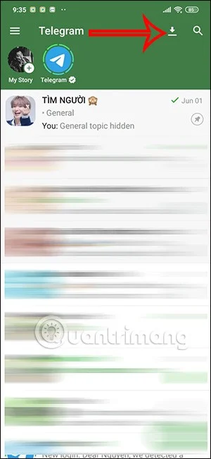 Telegram'da indirilen dosyaları yönetme talimatları