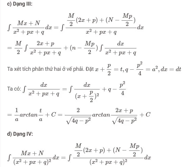 Basis integraalformules, per deel, trigonometrie, identificatie en uitbreiding