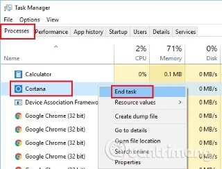 How to fix Windows 10 Search error cannot search, not working