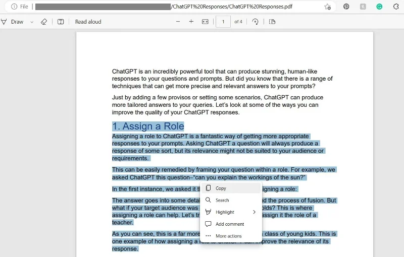 4 formas de hacer que ChatGPT lea archivos PDF
