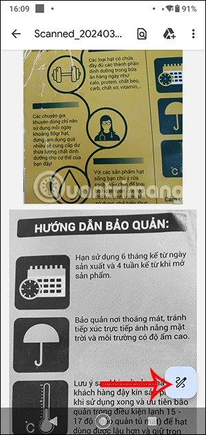 Google Dosyaları'ndaki belgeleri tarama talimatları