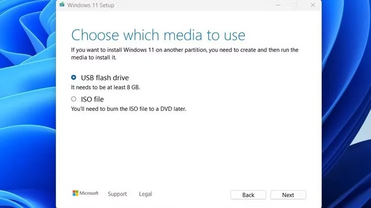 Instruções para instalar o Windows usando USB, criar USB inicializável, USB de instalação do Windows