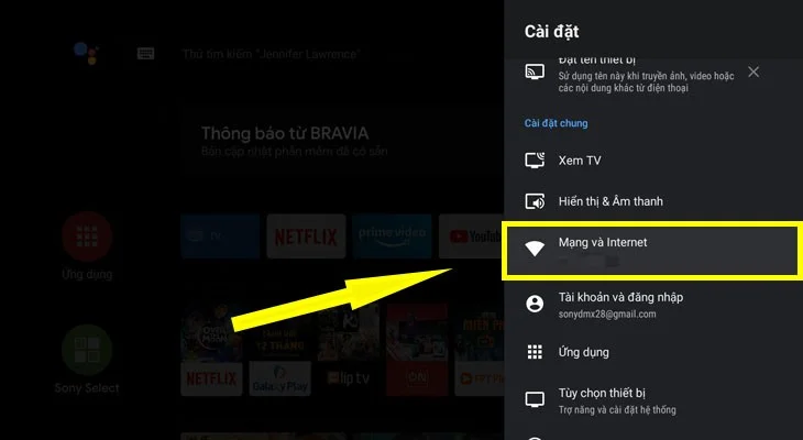 Cómo conectar wifi a un Smart TV Sony