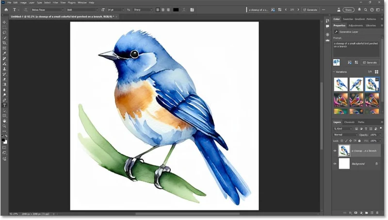 Hoe u AI-afbeeldingen in Photoshop maakt met Adobe Firefly