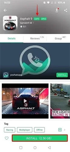 Cómo instalar archivos XAPK en Android