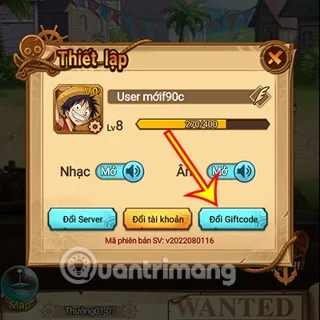 Verzameling codes voor Dai Chien Tan The Gioi Mobile