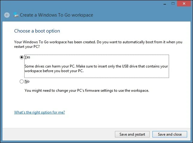 How to use Windows To Go to install Windows on USB