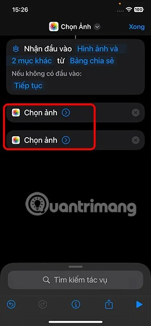 iPhone 단축키를 사용하여 사진을 겹치는 방법